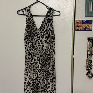 Cheetah print romper